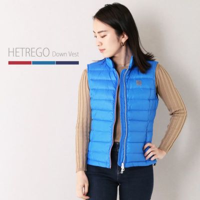 HETREGO(エトレゴ) ダウン ベスト レディース 40/42サイズ レッド