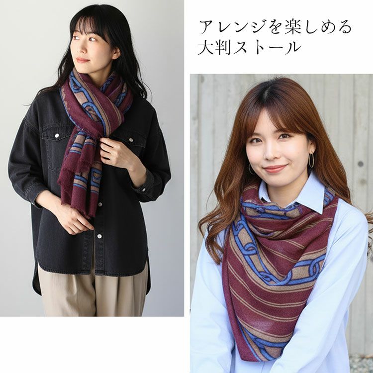 カシミヤ100%ガーゼストール