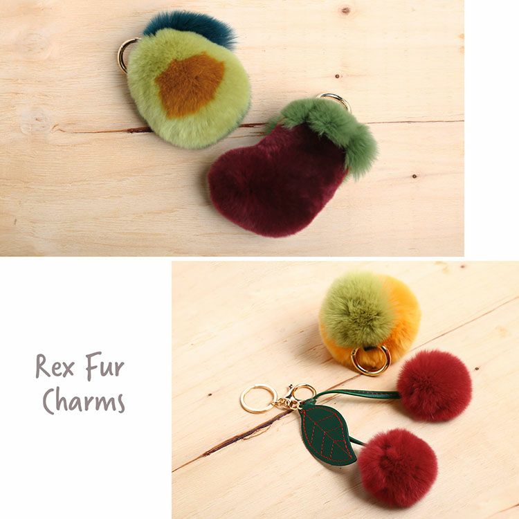 さくらんぼレッキスファーチャームレディース