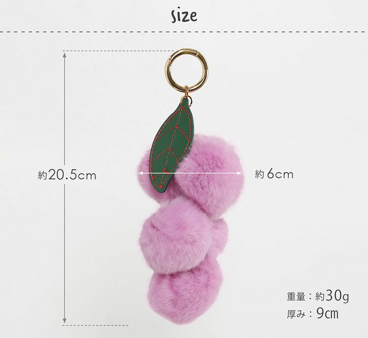 ぶどうレッキスファーチャームレディース