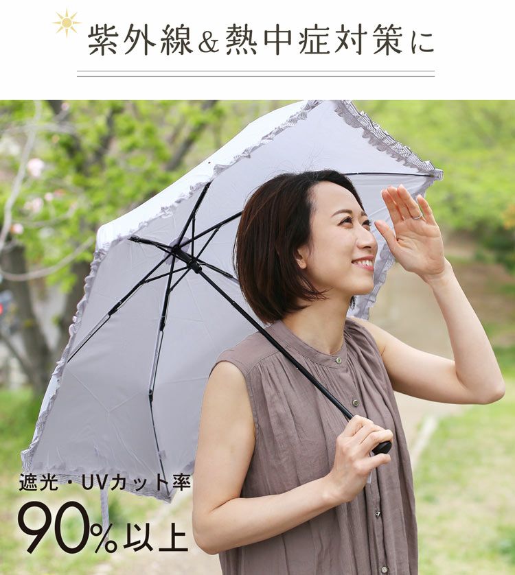 日傘 折りたたみ 遮光 晴雨兼用 軽量 90%以上 UVカット プレゼント