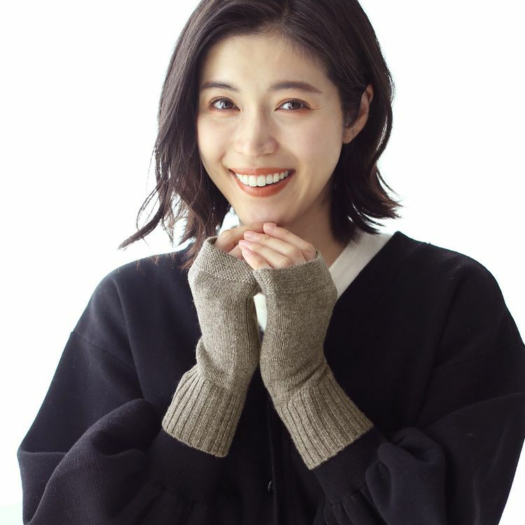 未使用★イヴサロモン★カシミヤ　フィンガーレスグローブ　グレー 000000002506-01-l.jpg?t=