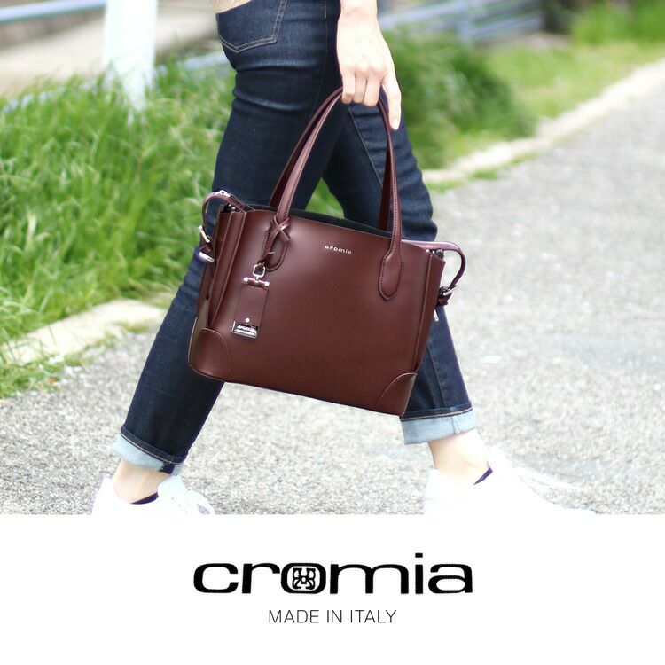 cromia] クロミア 牛革 バッグ イタリア製 2WAY 斜め掛け