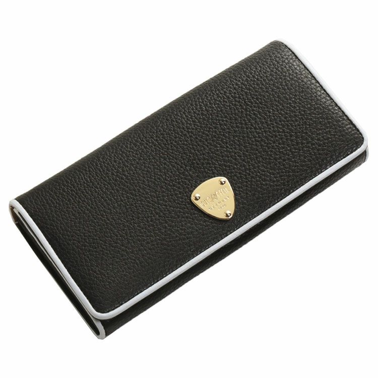 GOLD PFEIL 長財布 レディース 本革 かぶせ 革 バイカラー 牛革 財布