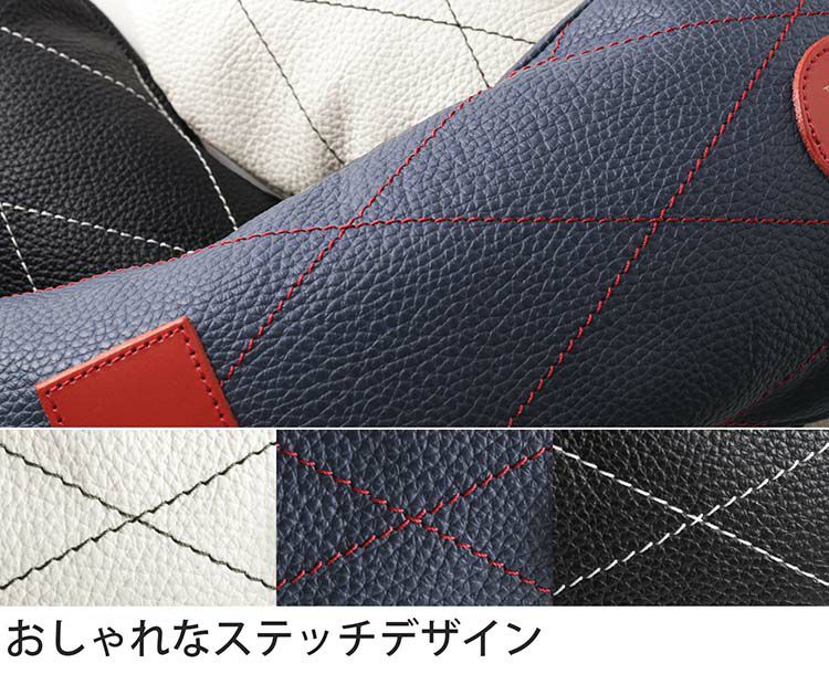 シュリンク合皮 ドライバー用 ヘッドカバー (460CC対応)　ブラック 数量限定ブリーフィング ゴルフ ドライバー用 ヘッドカバー DR レザー BRIEFING GOLF DRIVER COVER LE  BRG243G12
