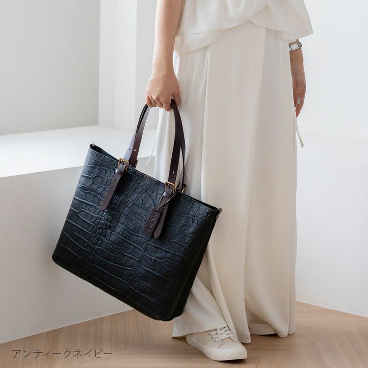 HALEIN牛革切りっぱなしトートバッグ