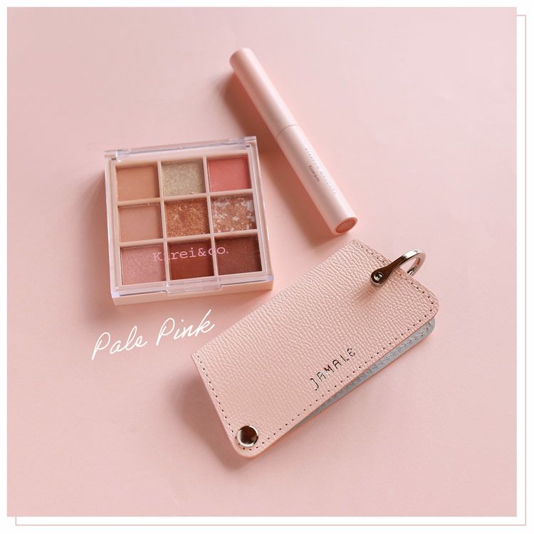 Jamaleスマートキーケース本革バイカラーレディースコンパクト日本製牛革