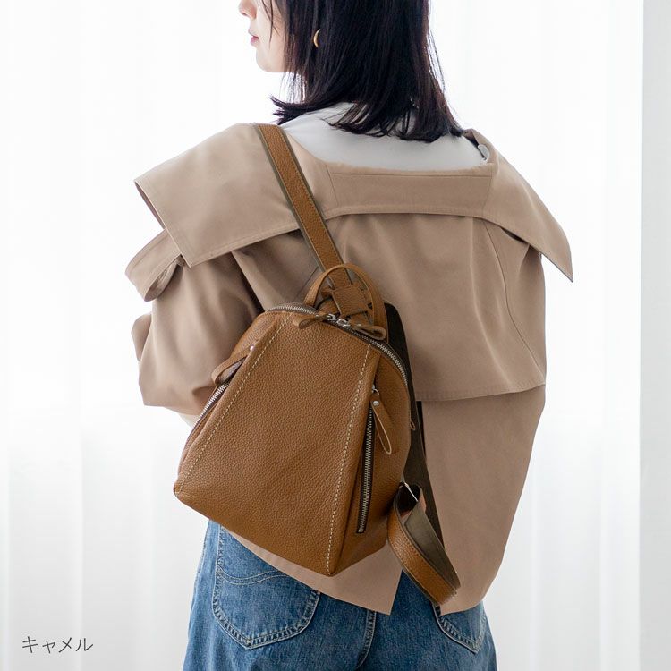Jamale牛革リュック日本製イタリア製レザーブランドリュックサック