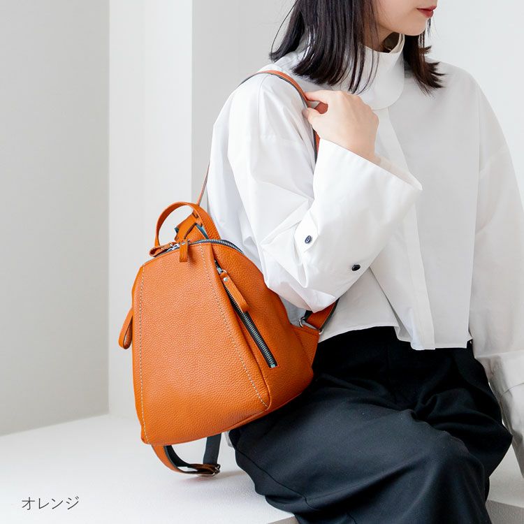 Jamale牛革リュック日本製イタリア製レザーブランドリュックサック