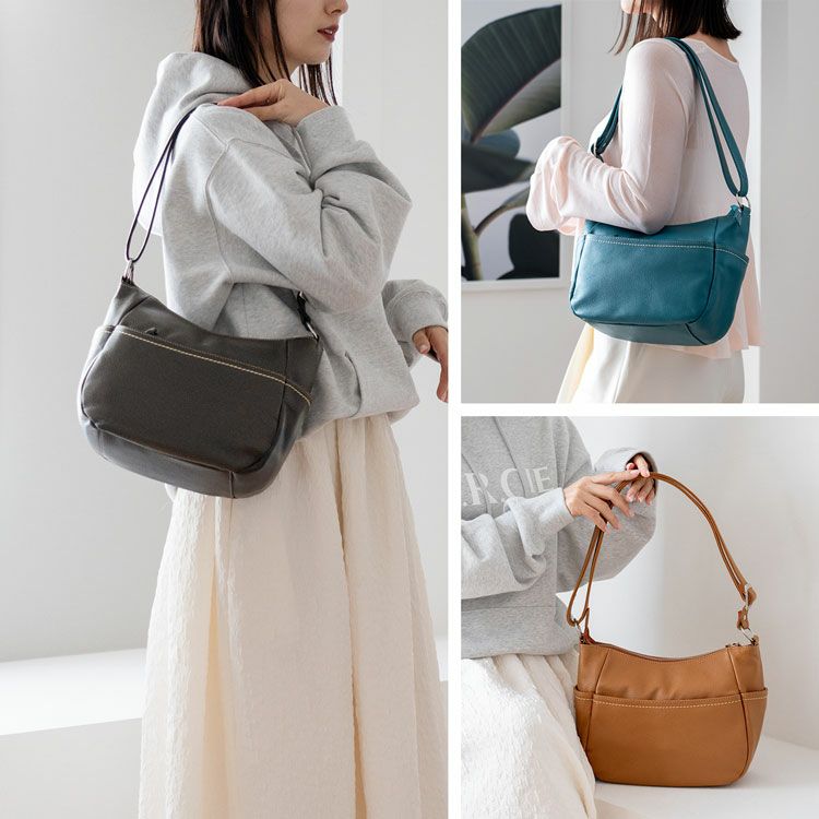 日本製本革ショルダーバッグJamale
