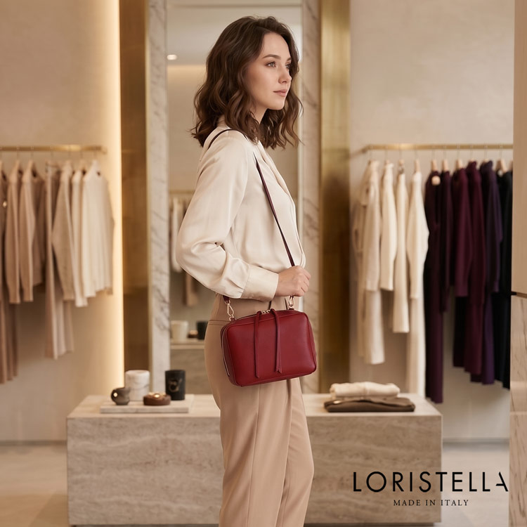 LORISTELLAロリステッラ牛革バッグレディース