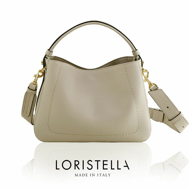 LORISTELLA レディース 2WAY ハンドバッグ レディース イタリア 本革 4FB