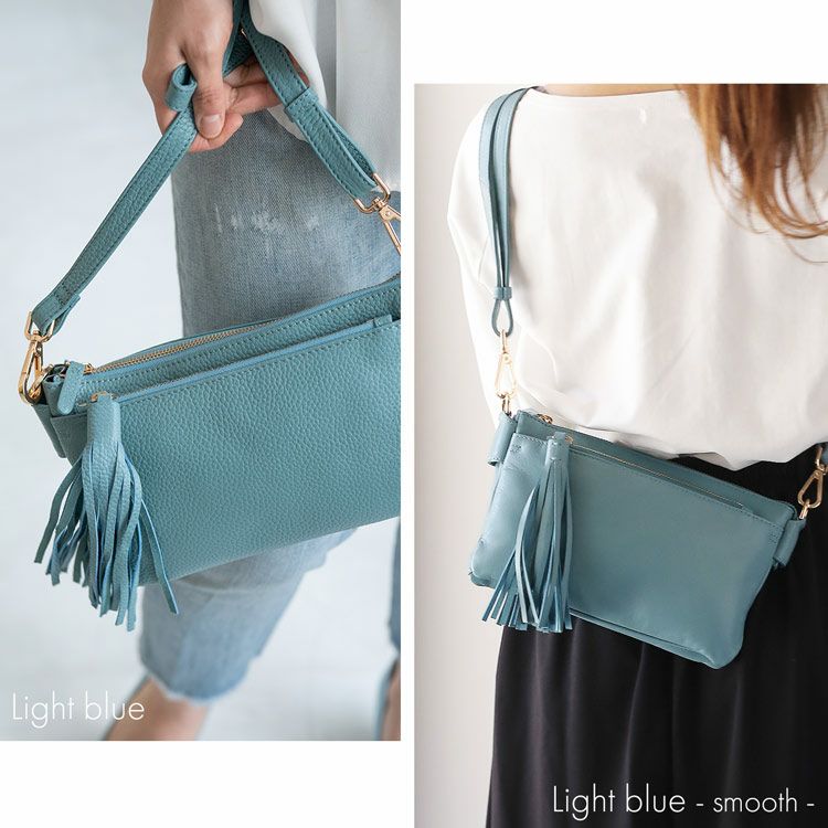 長財布も入る見た目以上の収納力ミニショルダーバッグ