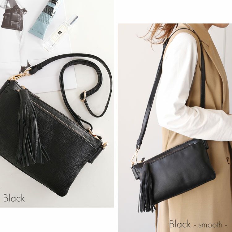 ショルダーバッグ本革レディースライトベージュ