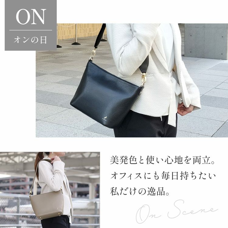 mieno本革ワンショルダーバッグオケージョン入学式卒業式