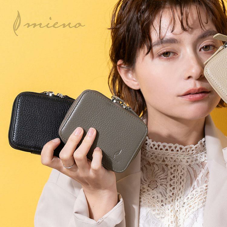 スマートキーケースレディース本革牛革レザーブランドmieno