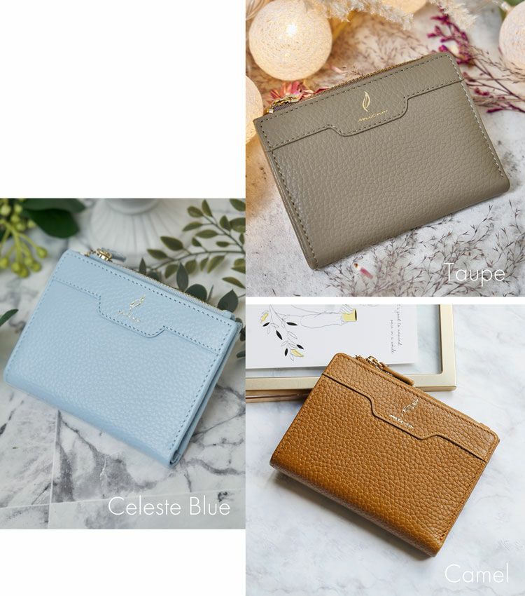 mienoスピラレザーミニ財布マルチケース