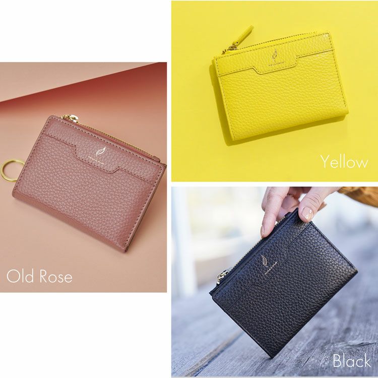 mienoスピラレザーミニ財布マルチケース