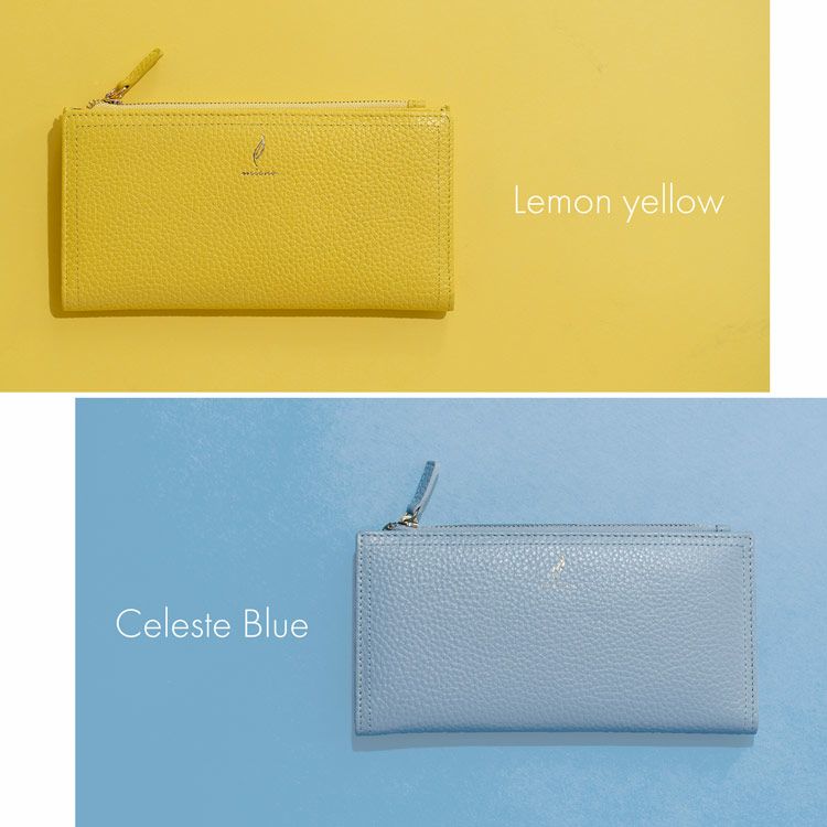 mienoスピラレザー長財布レディース薄い薄型サイフ