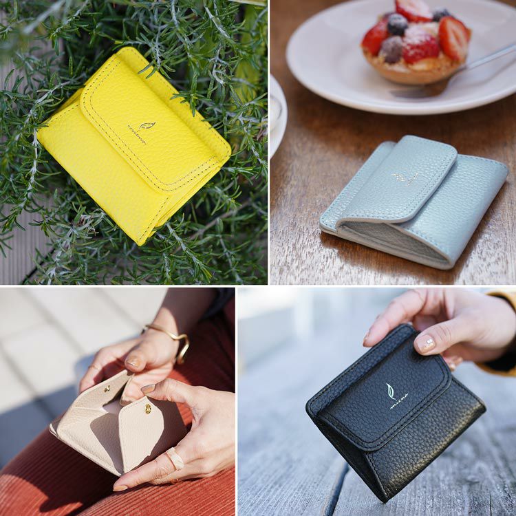 mienoスピラレザーミニ財布