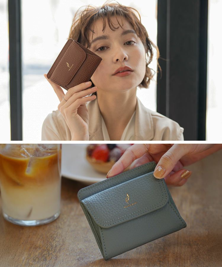 mienoスピラレザーミニ財布