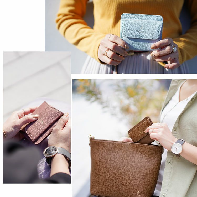 mienoスピラレザーミニ財布