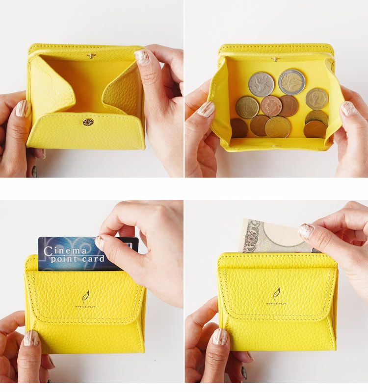 mienoスピラレザーミニ財布