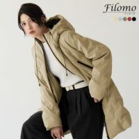 Filomoシームレスダウンコートダウン80%カーキ