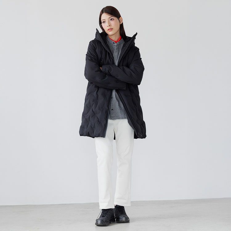 Filomoシームレスダウンコートダウン80%ブラック