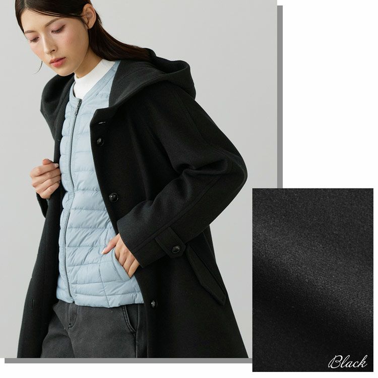 ウールタッチ素材で手軽に高見え