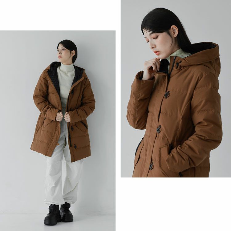 大人カジュアルなダウンコート