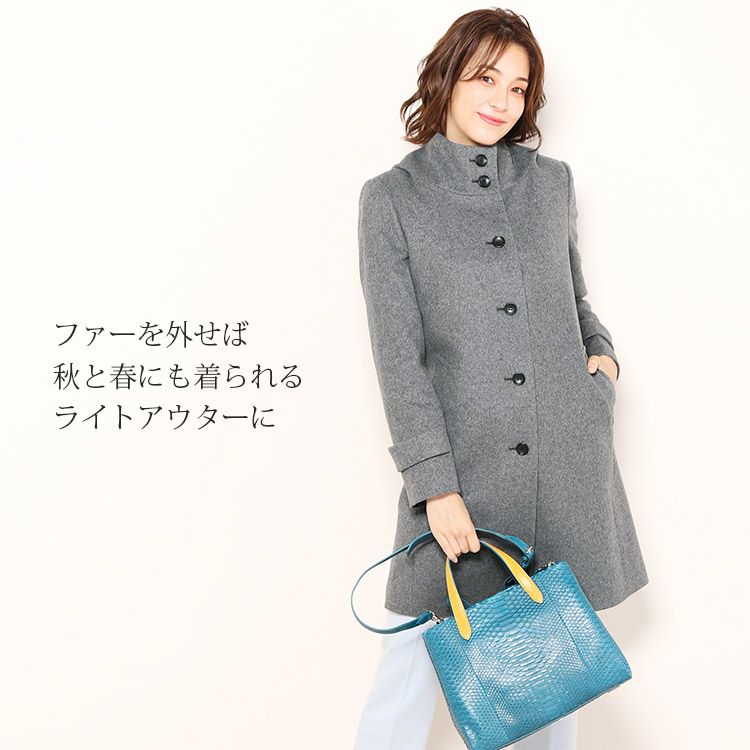カシミヤ ブレンド ウール コート レディース きれいめ スタンド カシミヤ ブレンド ウール コート レディース きれいめ スタンド