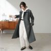 ゆったりドロップショルダーオーバーシルエットコート