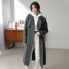 着画コーデロングコート試着40代50代