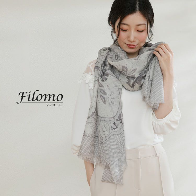 カシミヤ100%ストールガーゼ大人柔らか上質