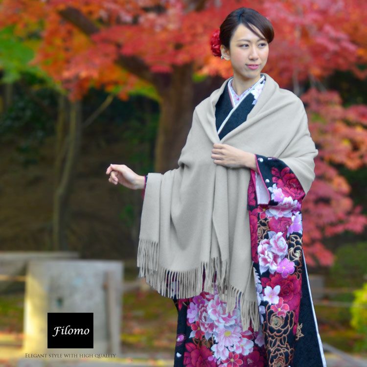 Filomo カシミヤ 大判ストール カシミヤ100％