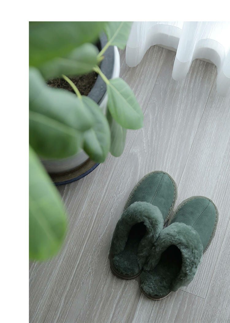 スリッパムートンルームシューズ羊毛室内来客用ふわふわもこもこブランドje'coule低反発(09000081r)