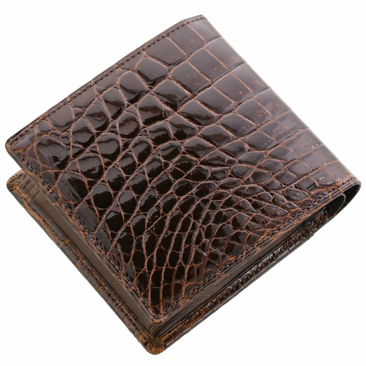 クロコダイル財布　シャイニング加工　グォディ　HL-6754-CRS 楽天市場】長財布 ラウンドファスナー型 クロコダイル本革