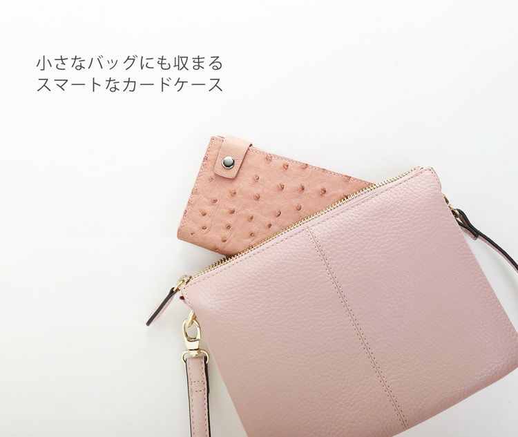 オーストリッチ　アタッシュケース　カードケース付き 楽天市場】オーストリッチ調カードケース 便利 男女兼用 カード