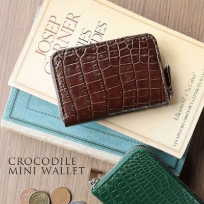 レディース-クロコダイル-ミニ財布｜ミニ財布なら三京商会 本店
