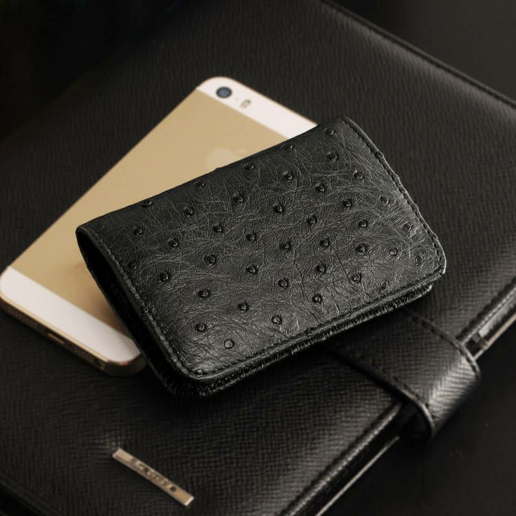 オーストリッチ 小銭入れ コインケース 本革 レディース BOX型 財布