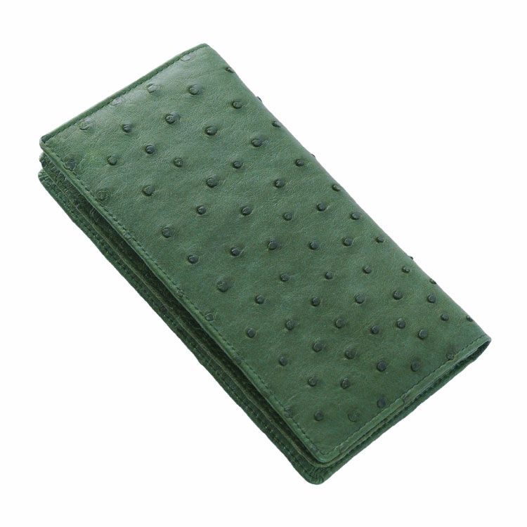 オーストリッチ 長財布 レディース フルポイント 無双 一枚革 全8色