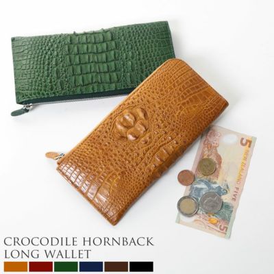 【新品 未使用】三京商会 マット クロコダイル ミニ財布 小銭入れ レザー 本革 クロコダイル財布・革小物 ｜ 三京商会