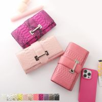 パイソン長財布ベルトデザイン/レディース(No.7191)