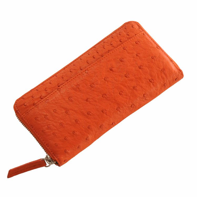 お値引き→プロフにて　　　　　　革パッチ　オリジナル 楽天市場】【5%offクーポン】オーストリッチ かぶせ 長財布 ハーフ