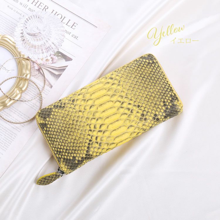 パイソン ラウンドファスナー レディース 長財布 7489 パイソン ラウンドファスナー レディース 長財布 7489 パイソン