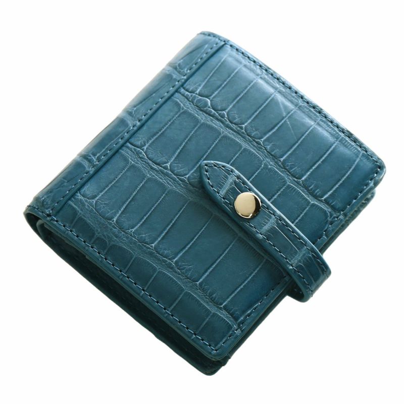 tmiママ.+*:゜+。.☆専用 青いクロコダイル型押し財布 tmiママ.+*:゜+。.☆専用 青いクロコダイル型押し財布