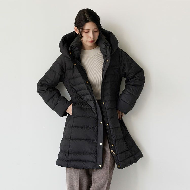 ライトダウンコートフード付きFilomo軽量