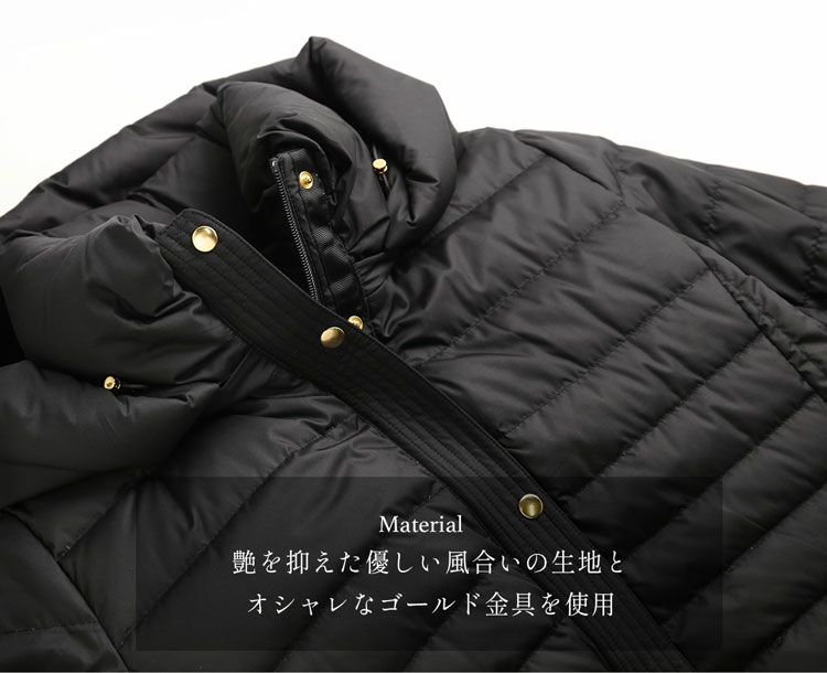 ライトダウンコートフード付きFilomo軽量