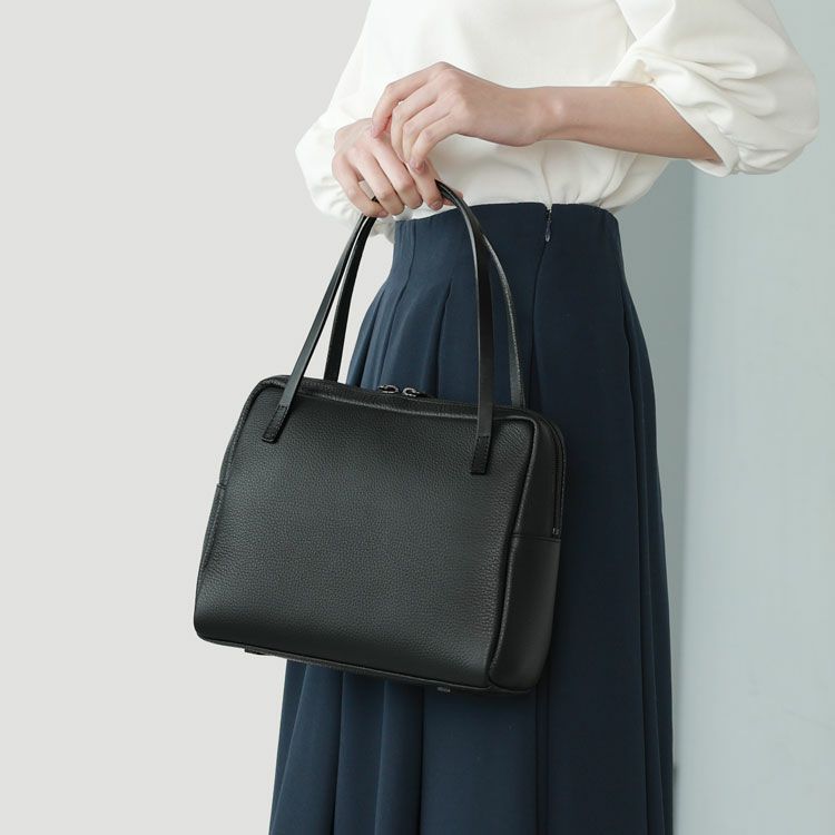 日历牛革真皮黑色バッグ ハンドル付き大型尺寸：27*26*13cm 楽天市場】【50%off+3%offで12980⇒6296 9/4 20時から4時間限定